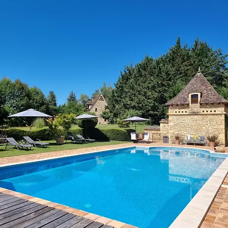 度假居 Les Granges Hautes, Maisons De Vacances, Proches De Sarlat Avec Piscine, Parc,